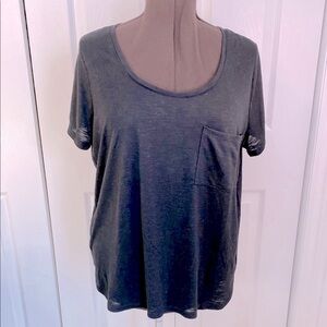 4 for $25 - Reitmans Basic Black Relaxed Short Sleeve T-Shirt, XXL Plus